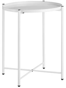 Tectake 404188 bedside table chester - white