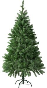 Tectake 402819 christmas tree artificial - 140 cm, 470 tips and injection moulded needles, green