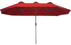 Tectake 404255 parasol silia - burgundy