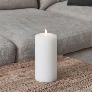 TruGlow® White Chapel Pillar Candle 20cm
