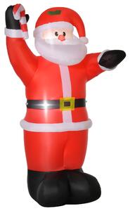HOMCOM Inflatable Air Blown Christmas Santa Claus 240cm LED Lighted