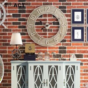Luxury Vintage Design Wooden Wall Clock