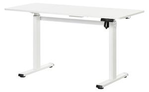 Vinsetto Electric Height Adjustable Standing Desk Sit Stand Desk with Large Desktop, Motor, Stand up Desk for Home Office, White