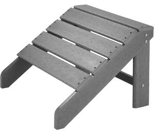 Tectake 404509 footstool - light grey