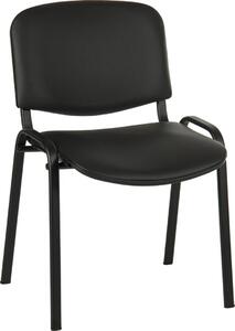 Terrence Comfortable Black Chair Pu