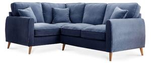 Ada Chenille 4 Seater Large Corner Sofas | Modern Grey, Green, Gold, Blue & Pink Living Room Settee | Upholstered Fabric Couch | Roseland Furniture