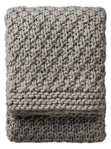 Marley Charcoal Heavy Knit Throw