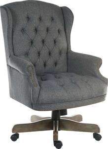 Neirman Luxurious Grey With Wheels Office Chair