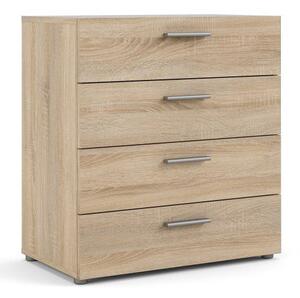 Tele Chest of 4 Drawers in Oak