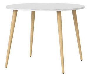 Tonno Dining Table - Small (100cm) in White and Oak
