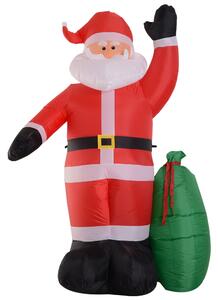 HOMCOM Inflatable 2.4m Santa Claus