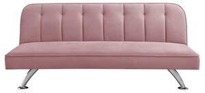 Brighton Crushed Velvet Upholstered Sofa Bed
