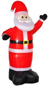 HOMCOM Inflatable 2.4m Santa Claus W/LED lights