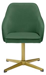Newux Office Chair Green Velvet Seat