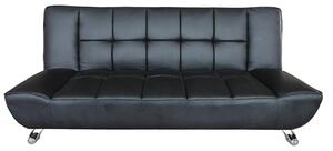 Vogue Upholstered Faux Leather Sofa Bed