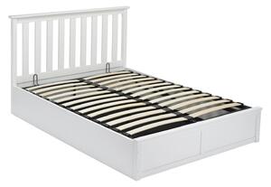 Oxford White Wooden Double Bed