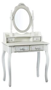 Dally Dressing Table Mirror White-Grey