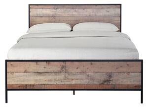 Hoxton Oak Finish Double Bed