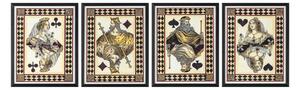 Abbott Framed Prints, Set of Four