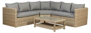 Wentworth Outdoor Living Grand Rattan Lounge Set with Coffee Table