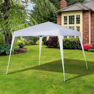 Outsunny Pop-Up Tent, 3Lx3Wx2.4H m-White