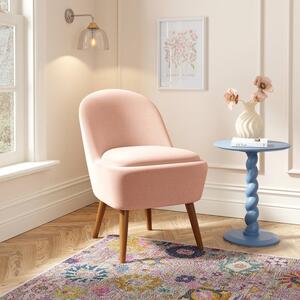 Lora Velvet Storage Cocktail Chair
