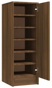 Shoe Cabinet Brown Oak 32x35x92 cm Engineered Wood