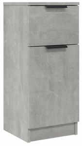 Sideboard Concrete Grey 30x30x70 cm Engineered Wood