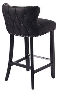 Margonia Bar stool Black PU Leather