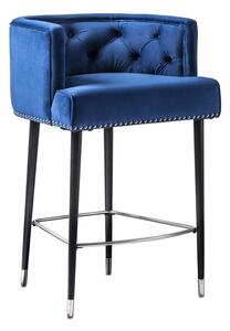 Carter Bar stool - Ink Blue