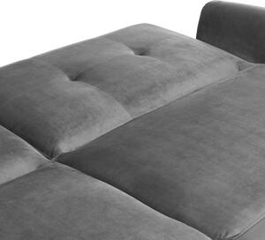 Monza Dark Grey Velvet Sofa Bed