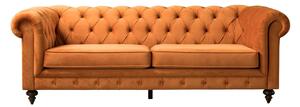 Monty Three Seat Sofa - Pumpkin