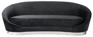 Selini Three Seat Sofa - Black