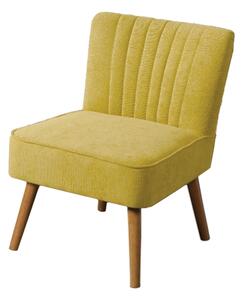 LOLA OYSTER MUSTARD YELLOW Retro Chair