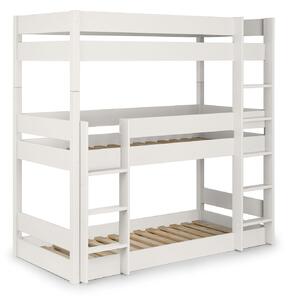 Trio Contemporary Solid Pine Wood Bunk Bed