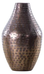 Leona Tall Bronze Hammered Vase