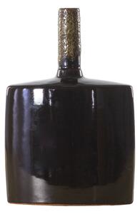 Lilliane Black Flask Vase