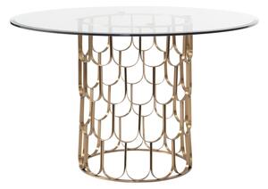 Pino 4-5 Brass Dining Table