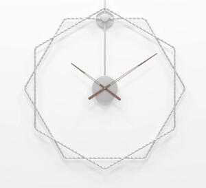 European Hexagonal Metal Wall Clock