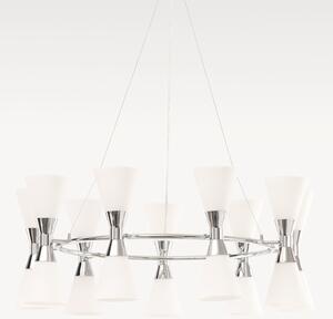 Camille Chandelier Chrome