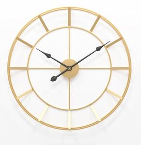 Nordic Retro Gold Frame Metal Wall Clock