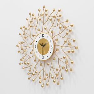 Iron Golden Dandelion Modern Wall Clock