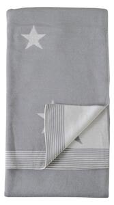 Baxter Knitted Star Throw in Grey