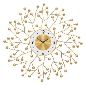 Iron Golden Dandelion Modern Wall Clock