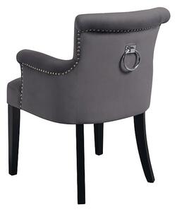 Positano Carver Chair with Back Ring - Smoke