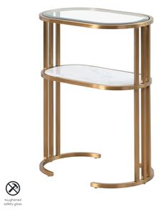 Aria Side Table Brass
