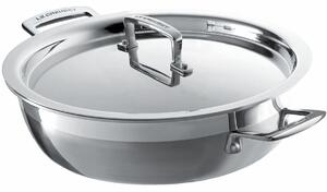 Le Creuset 24cm 3 Ply Stainless Steel Shallow Casserole With Lid