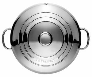 Le Creuset 24cm Signature Stainless Steel Casserole With Lid