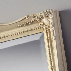 Decorative Ornate Frame Ivory Wall Mirror