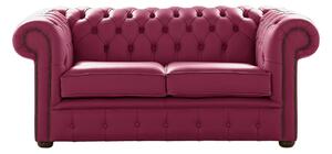 Chesterfield 2 Seater Shelly Anemone Leather Sofa Settee Bespoke In Classic Style
